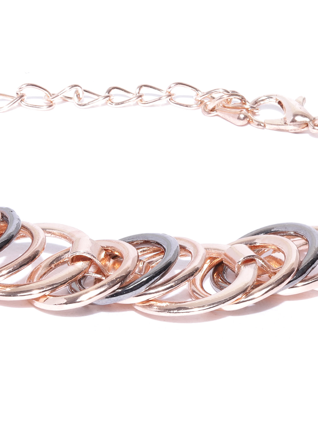 YouBella Women Silver-Plated Multistrand Bracelet