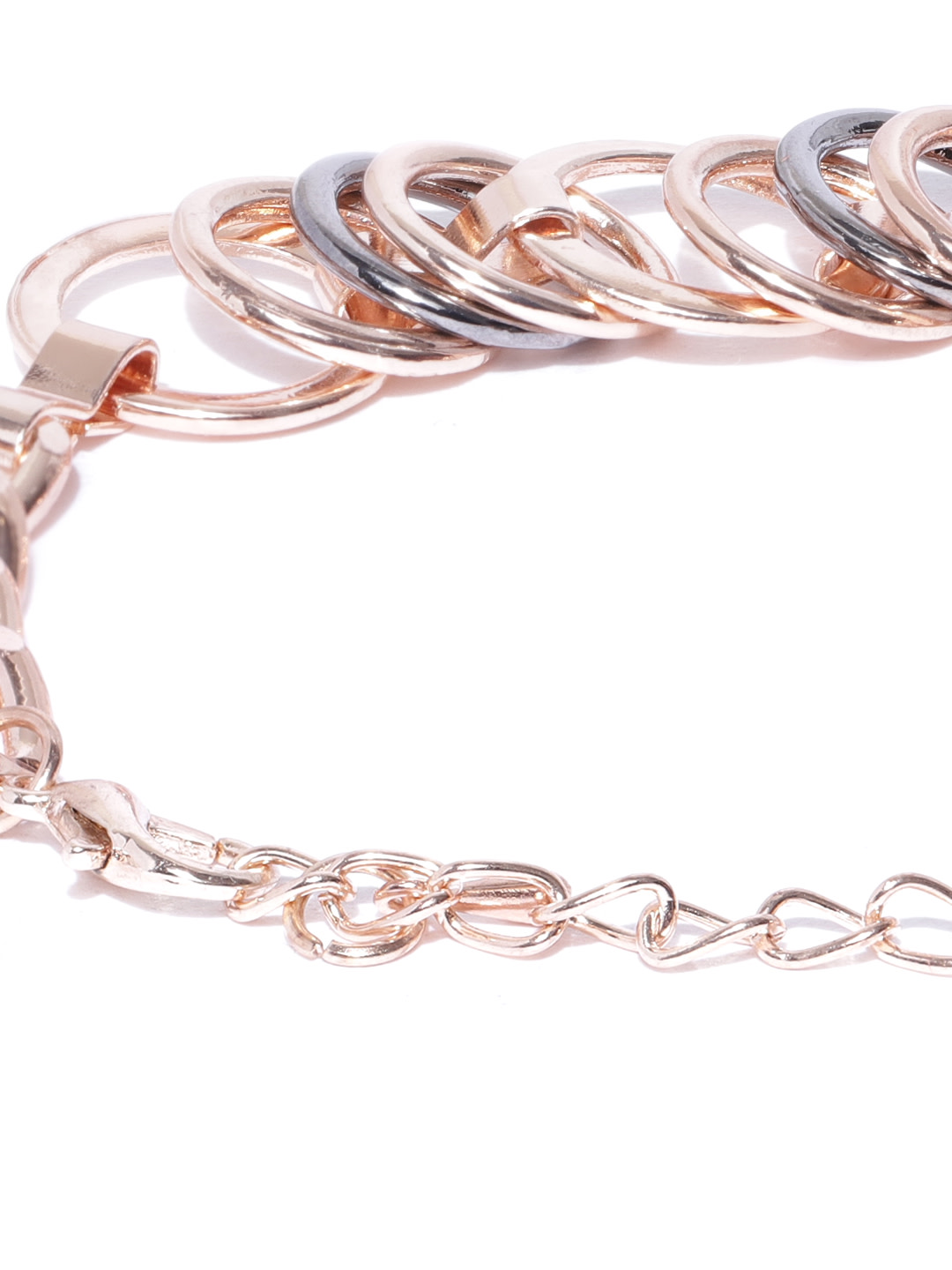 YouBella Women Rose Gold-Plated Link Bracelet