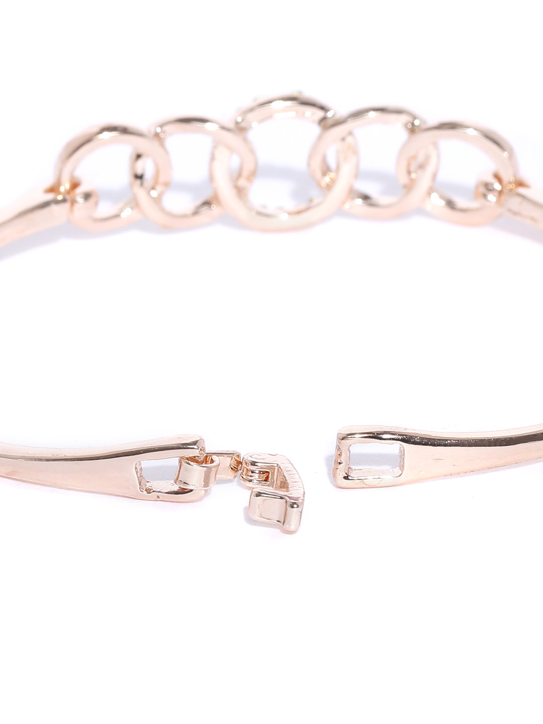 YouBella Gold-Plated Stone-Studded Link Bracelet