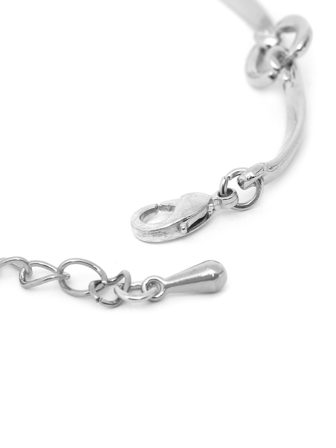 YouBella Rose Gold Plated Stone Studded Link Bracelet
