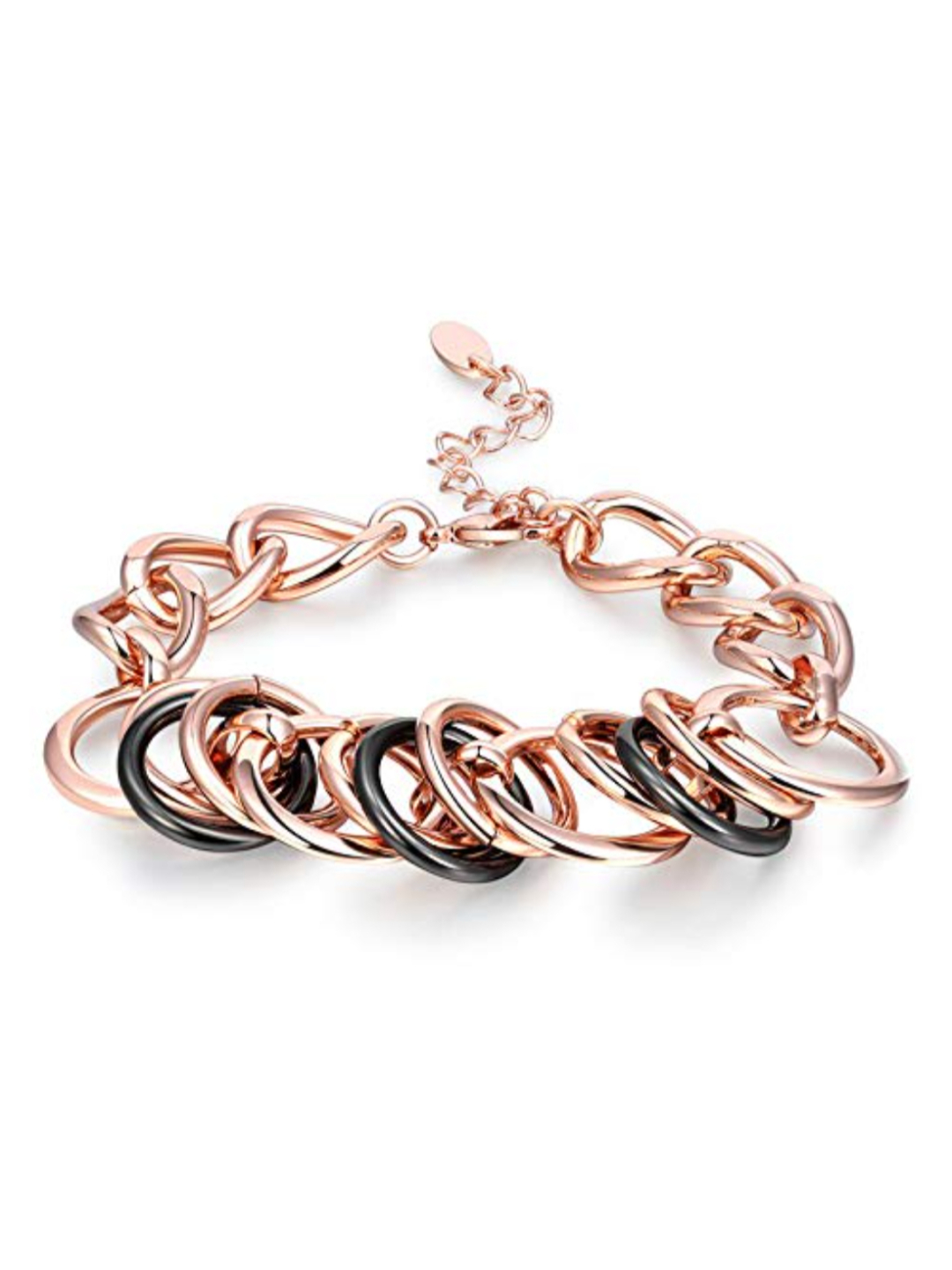 Valentine Gift for Girlfriend/Wife : YouBella Jewellery Stylish Rose Gold Plated Bangle Bracelet for Girls and Women