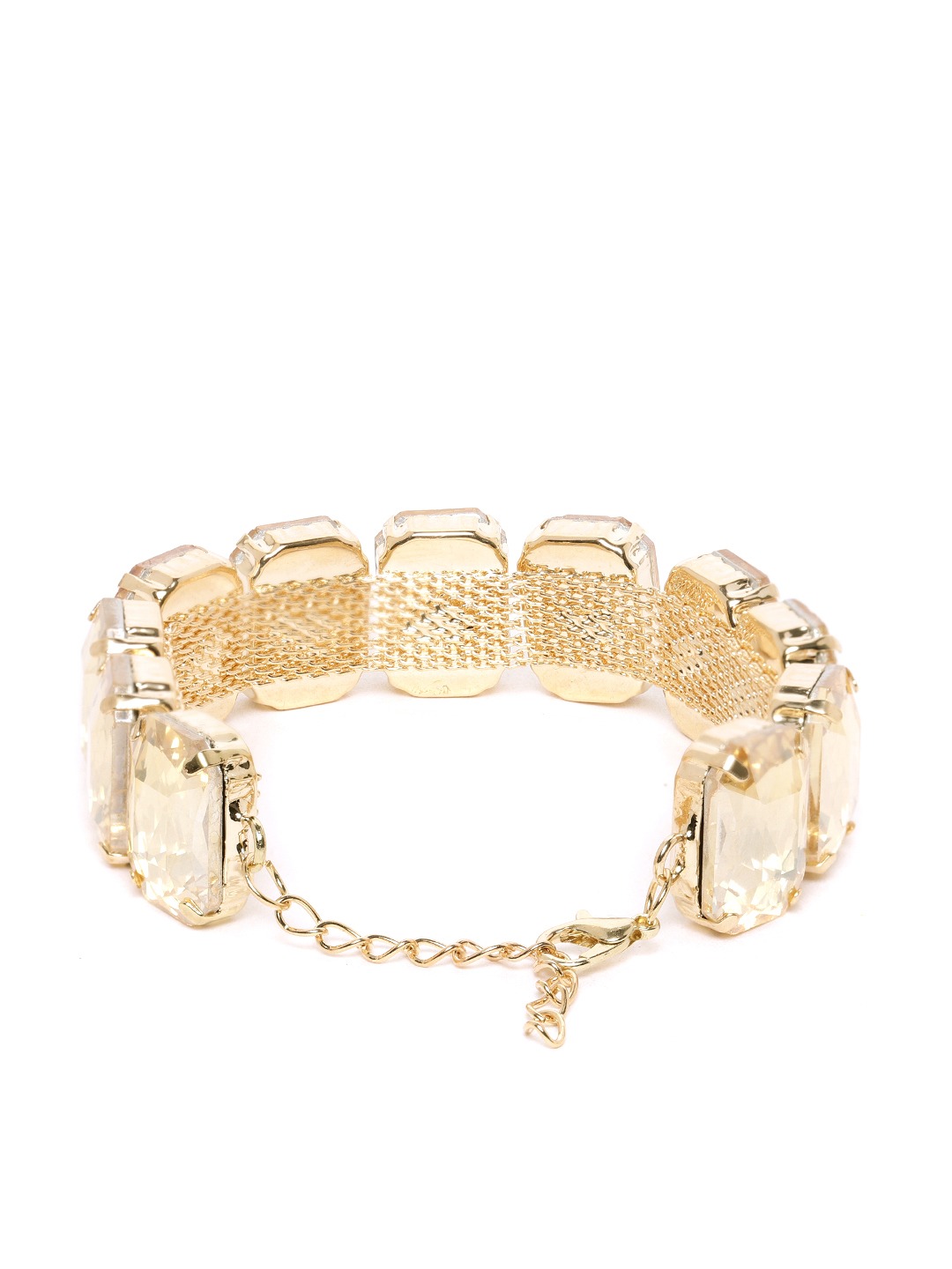 Valentine Gift for Girlfriend/Wife : YouBella Jewellery Crystal Bangle Bracelet For Girls and Women (Brown)