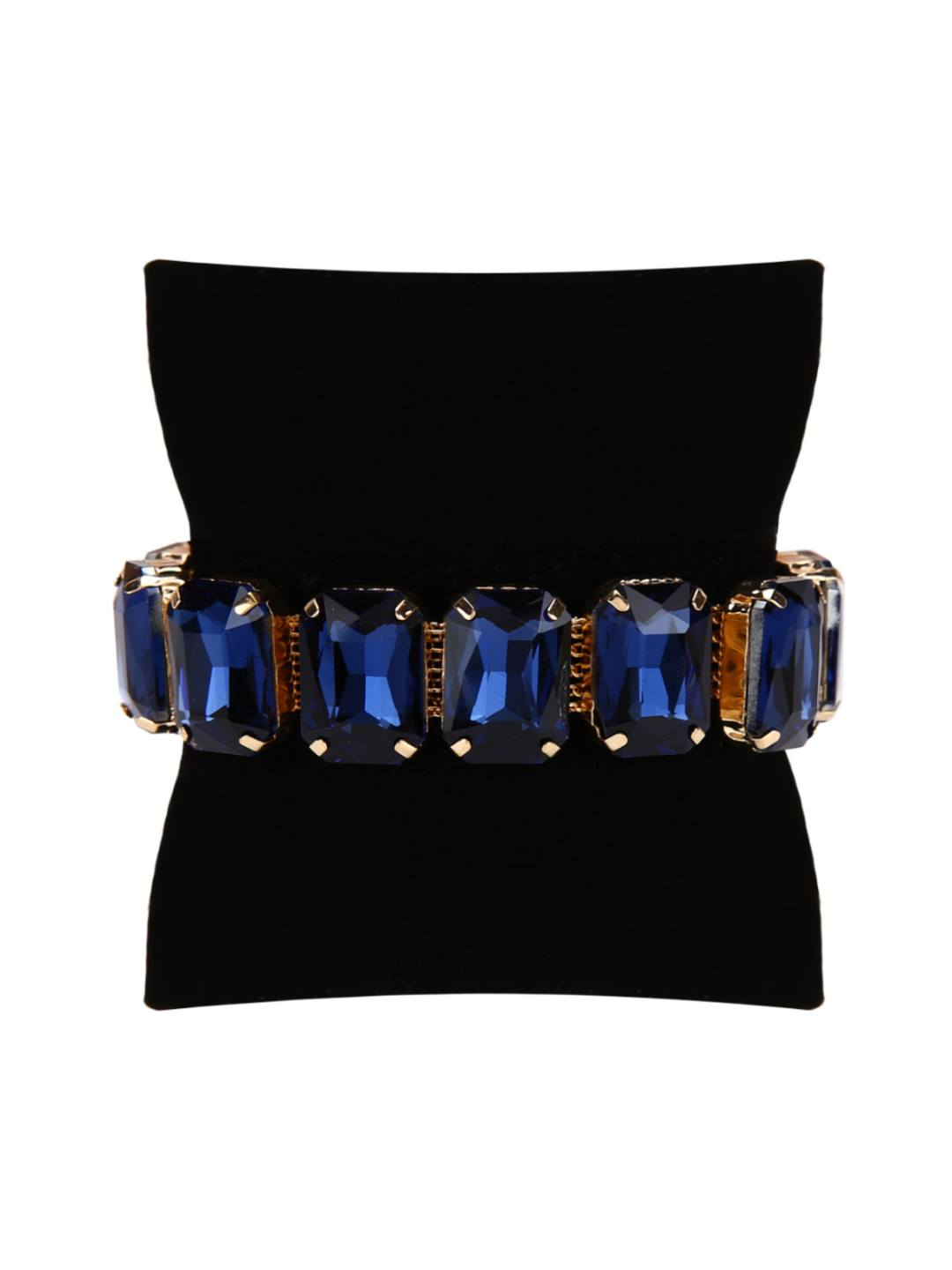 Valentine Gift for Girlfriend/Wife : YouBella Jewellery Crystal Bangle Bracelet For Girls and Women (Blue)