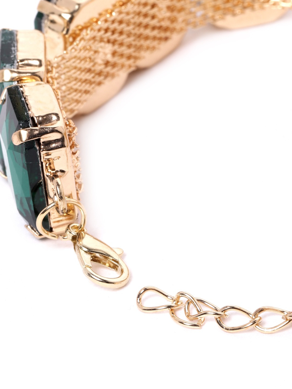 YouBella Multicoloured Gold-Plated Stone Studded Bracelet