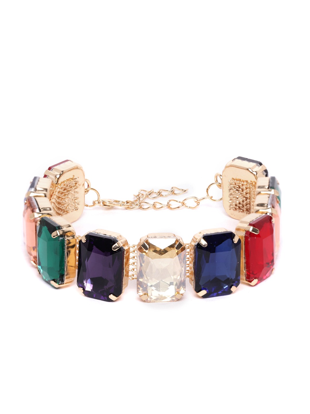 Valentine Gift for Girlfriend/Wife : YouBella Jewellery Crystal Bangle Bracelet For Girls and Women (Multi)
