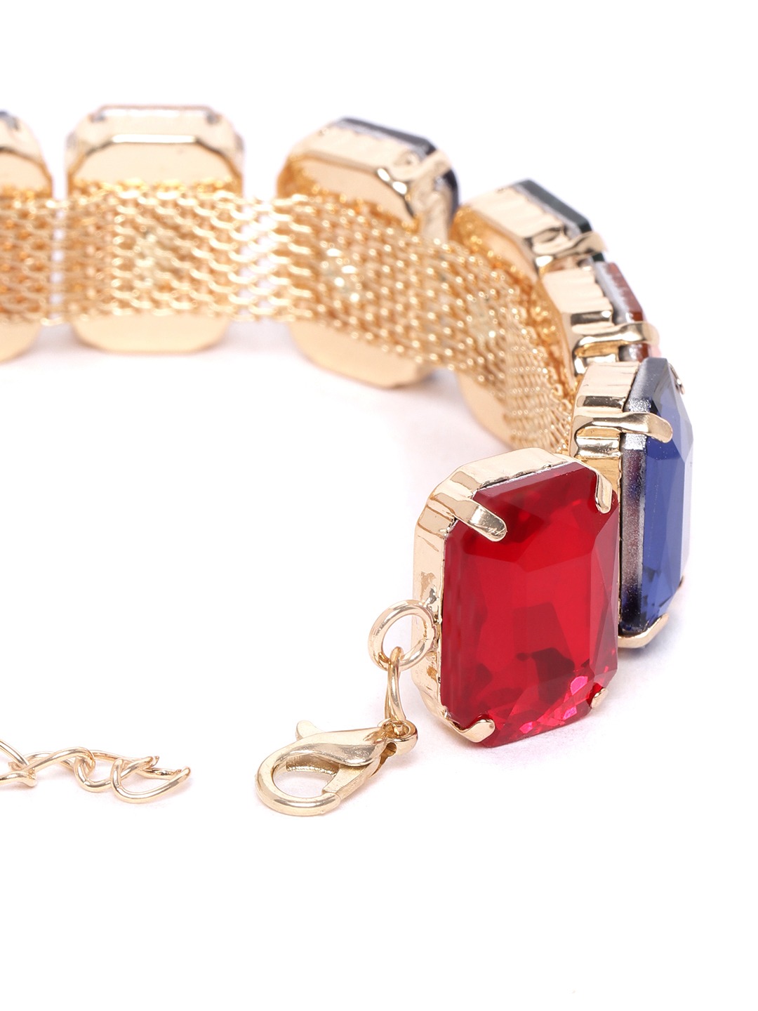 Valentine Gift for Girlfriend/Wife : YouBella Jewellery Crystal Bangle Bracelet For Girls and Women (Multi)