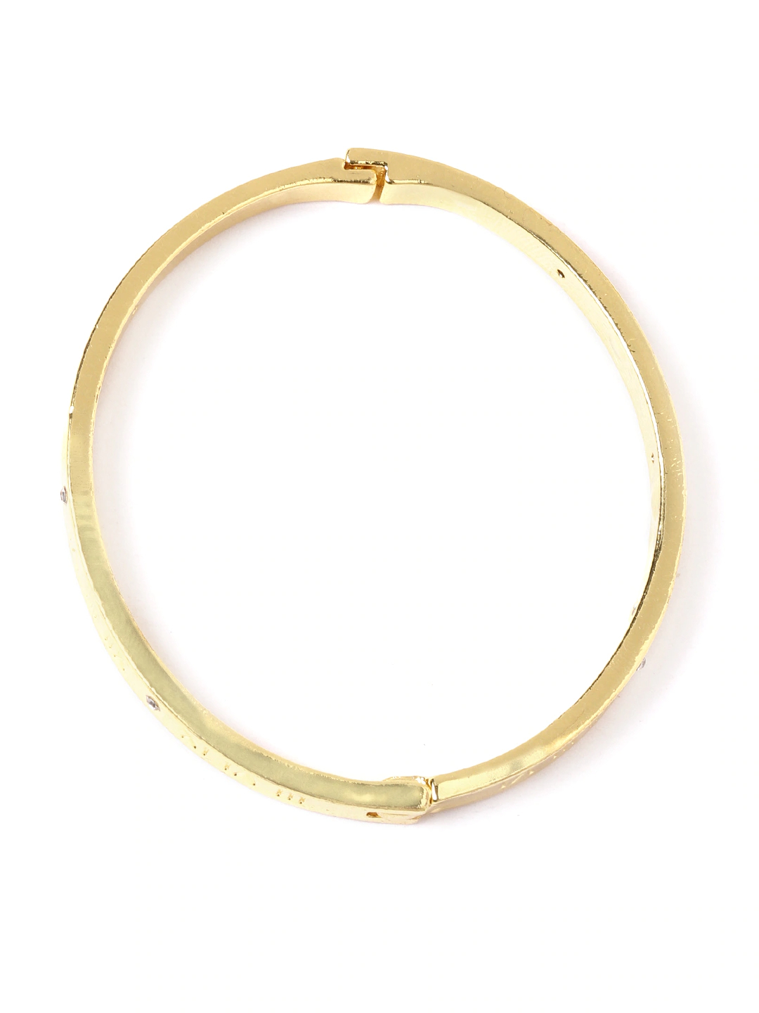 YouBella Black  Gold-Toned Beaded Elasticated Bracelet