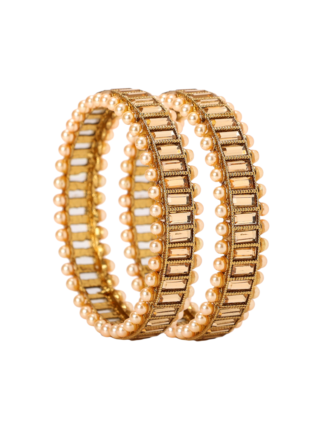 YouBella Jewellery Stylish Gold Plated Bangles for Girls and Women