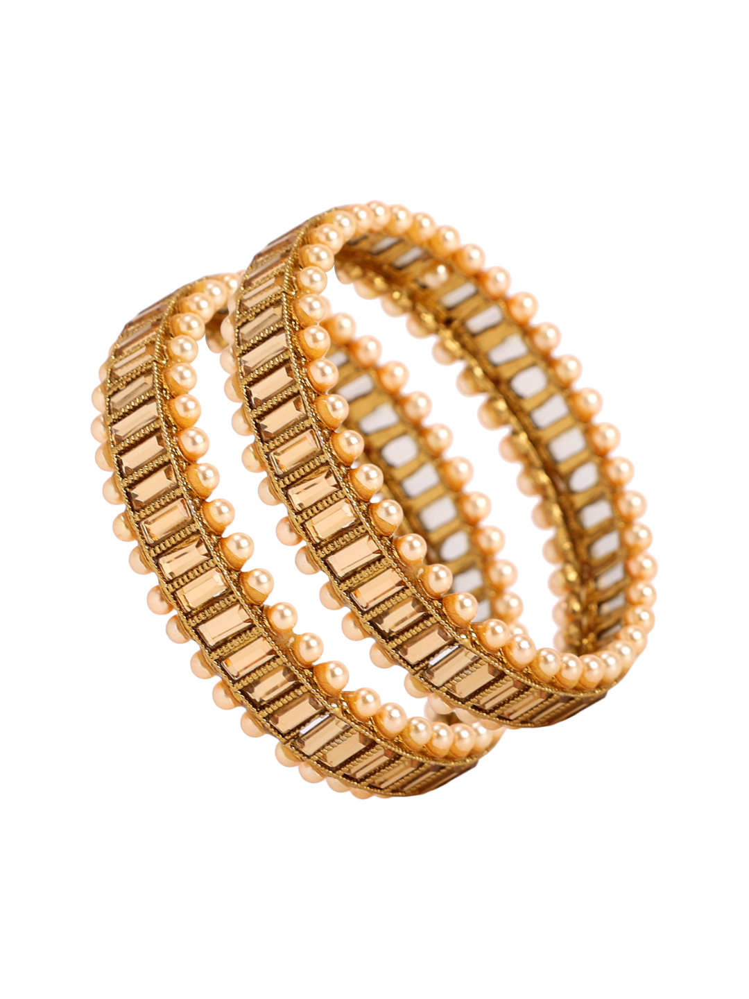 YouBella Jewellery Stylish Gold Plated Bangles for Girls and Women