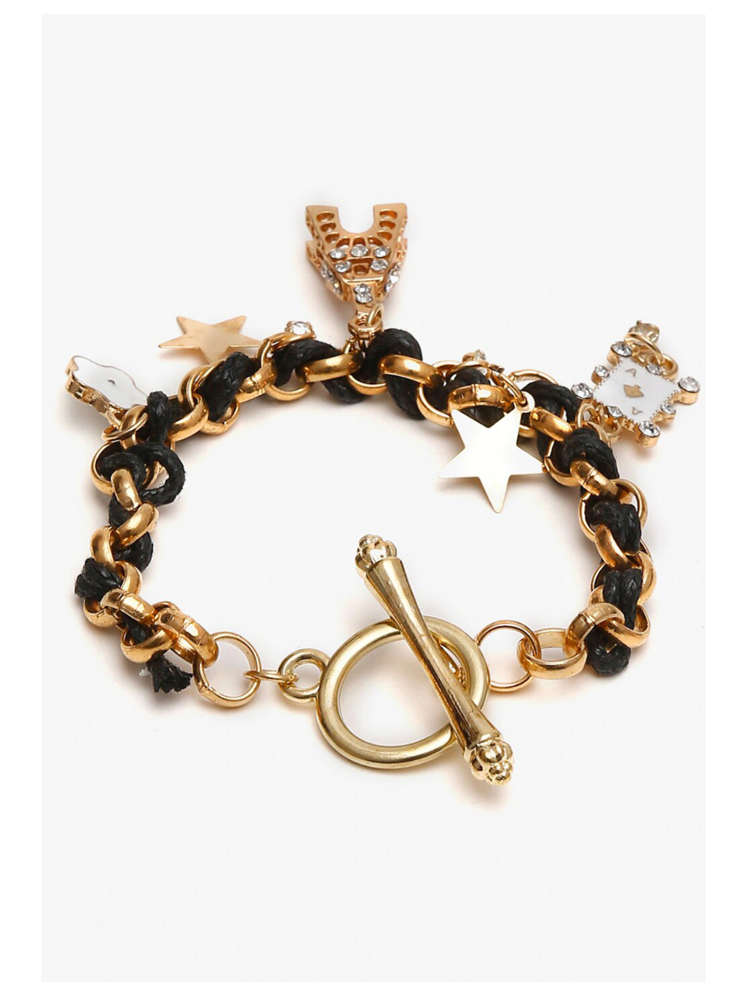YouBella Jewellery Gold Plated Charm Bracelet for Girls and Women (Style 3)