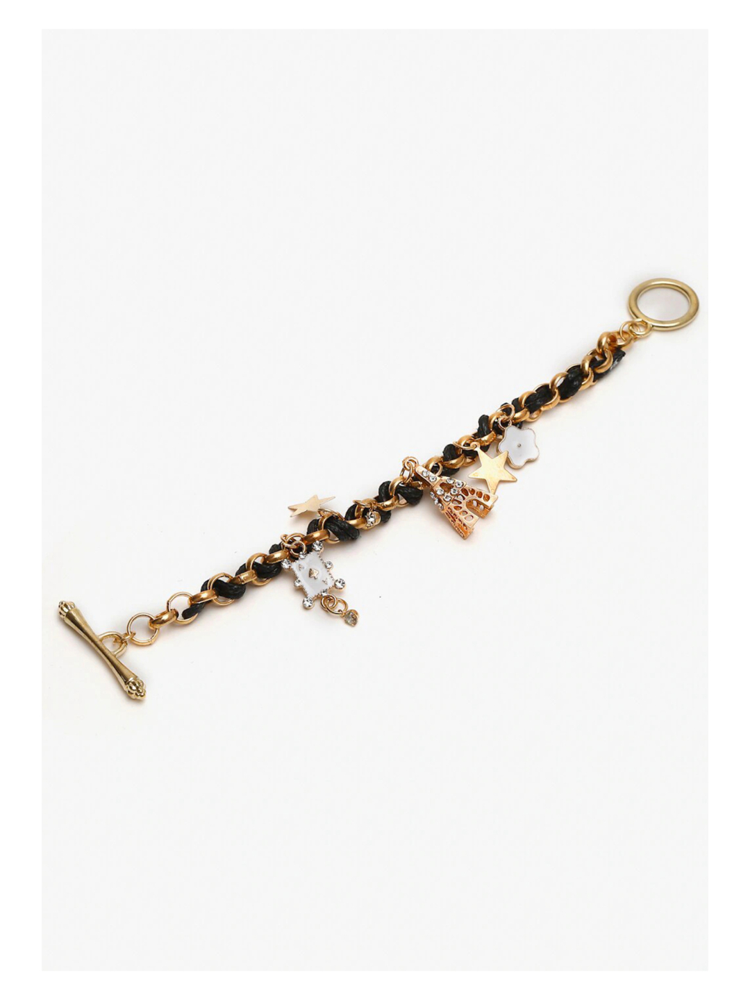 YouBella Jewellery Gold Plated Charm Bracelet for Girls and Women (Style 3)