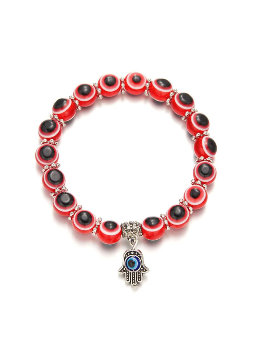 YouBella Jewellery Evil Eye Bracelet for Girls and Women (Red) (YBBN_91776)