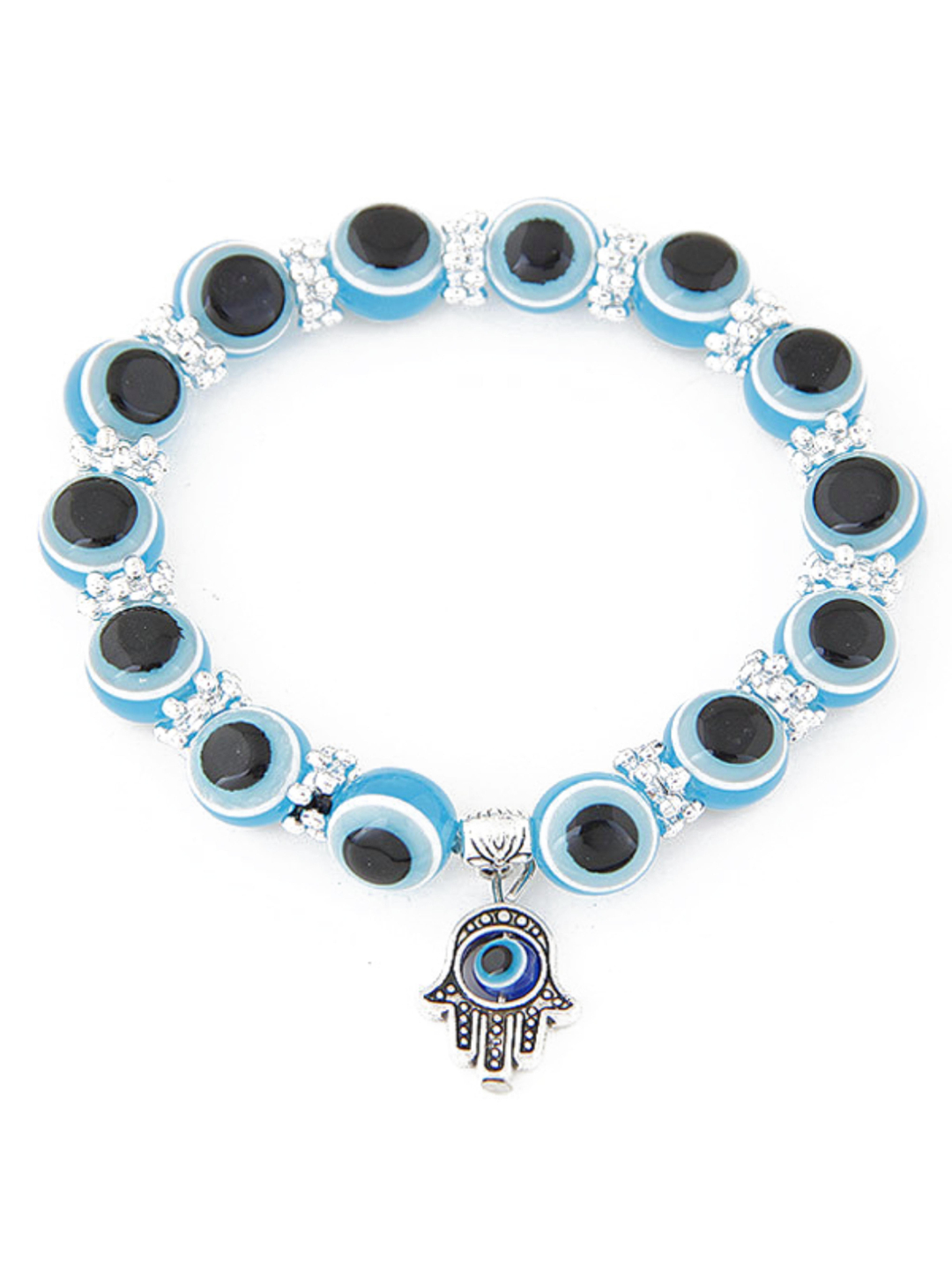 YouBella Jewellery Evil Eye Bracelet for Girls and Women (Blue) (YBBN_91777)