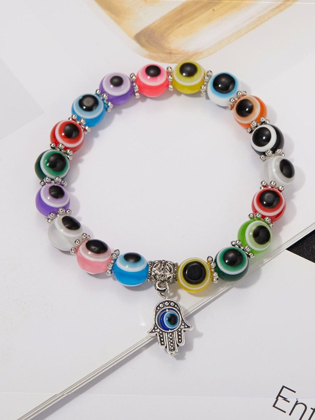 YouBella Jewellery Evil Eye Bracelet for Girls and Women (Multicolor) (YBBN_91778)