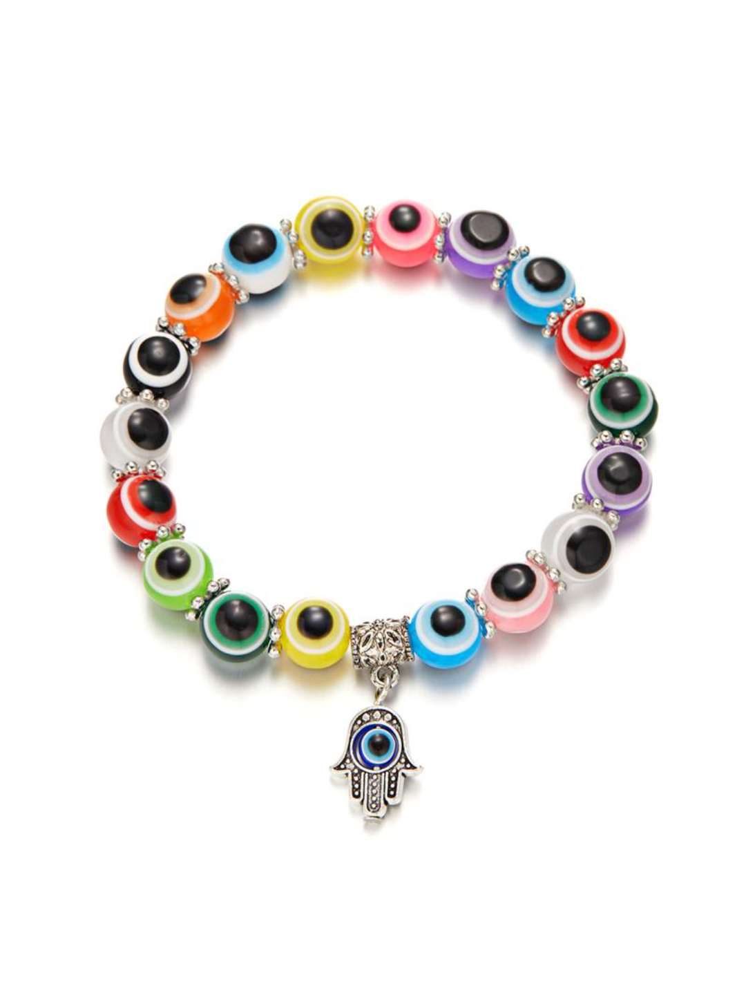 YouBella Jewellery Evil Eye Bracelet for Girls and Women (Multicolor) (YBBN_91778)