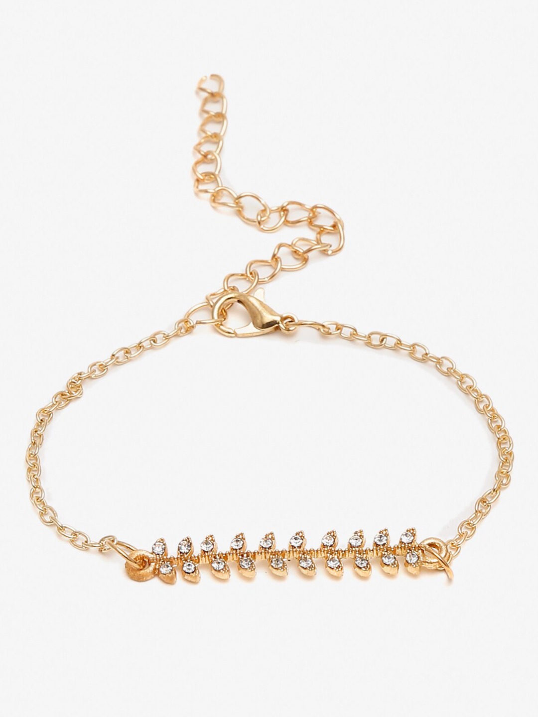 YouBella Jewellery Gold Plated Bracelet Set for Girls and Women (Gold) (YBBN_91786)