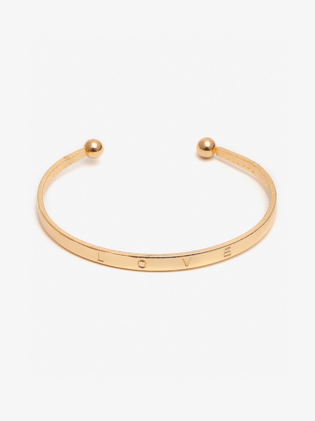 Women Set of 4 Gold-Plated Bracelets