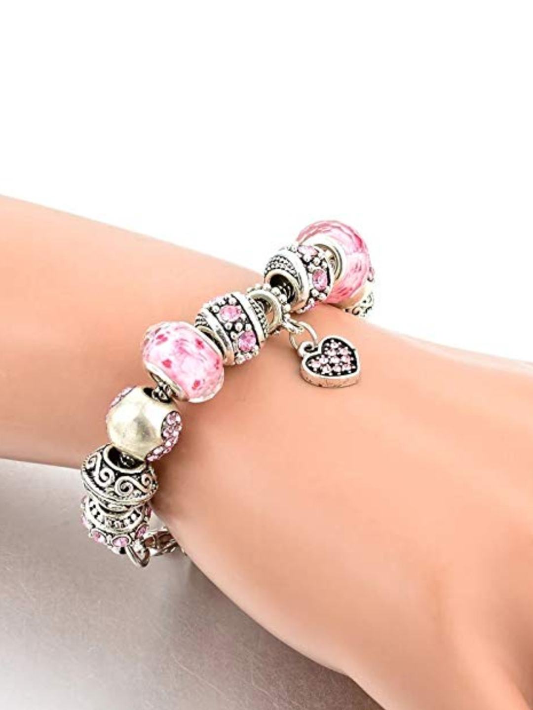 YouBella Jewellery Silver Plated Bracelet Combo for Girls and Women
