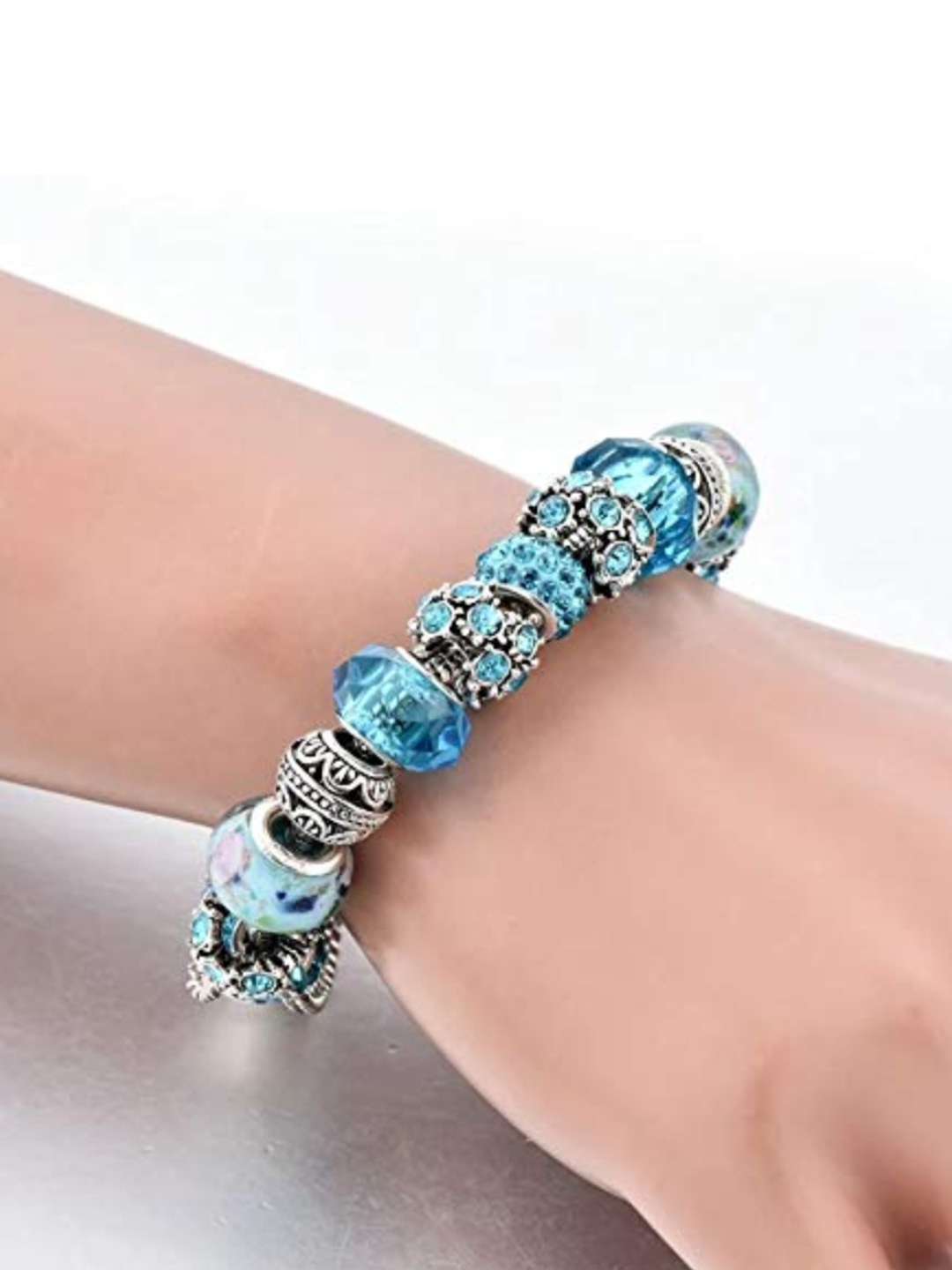 YouBella Jewellery Silver Plated Bracelet Combo for Girls and Women