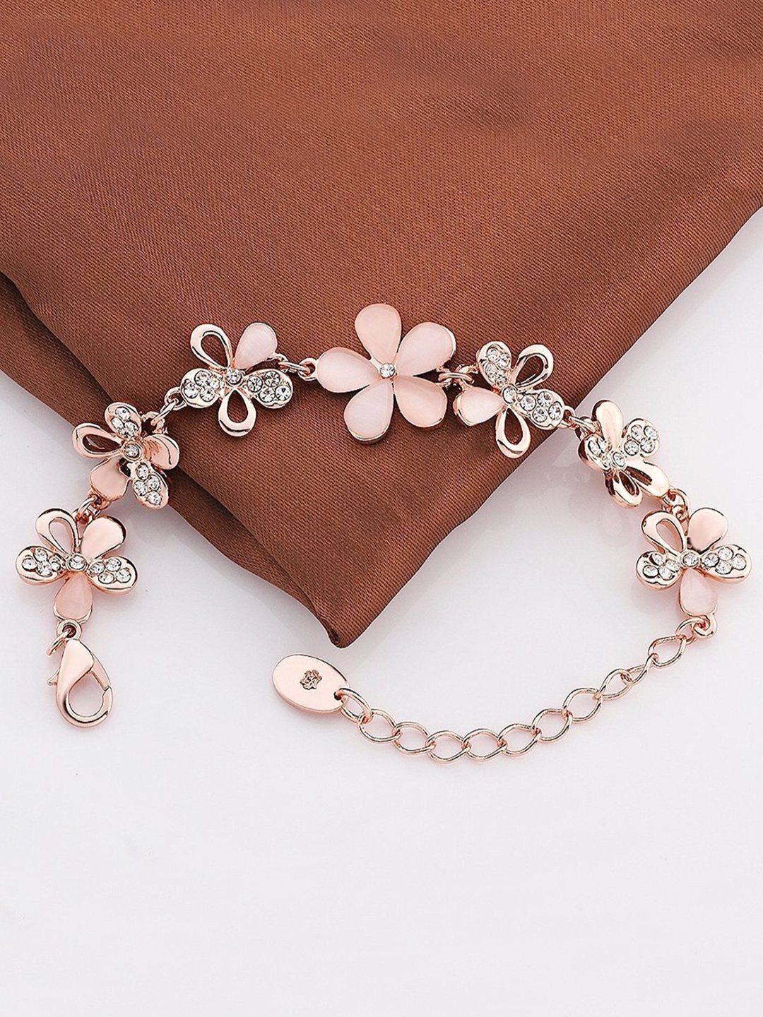 YouBella Jewellery Gold & Silver Plated Bracelet Combo for Girls and Women