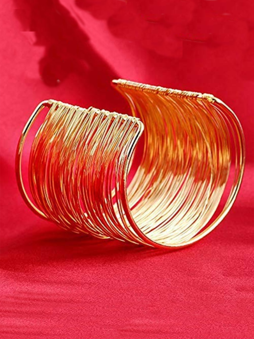 YouBella Jewellery Gold Plated Cuff Bracelet Combo for Girls and Women
