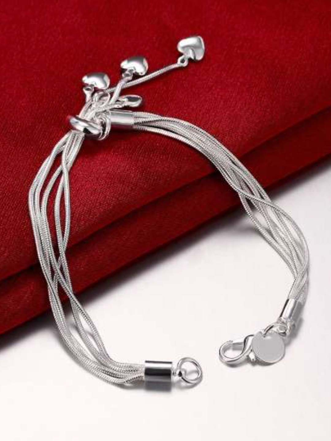 YouBella Jewellery Silver Plated  Bracelet Combo for Girls and Women