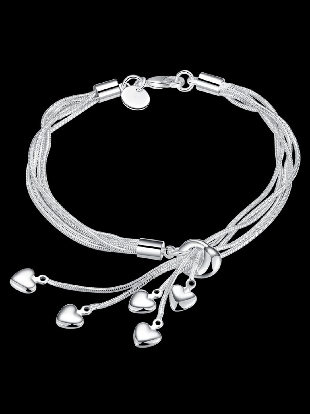 YouBella Jewellery Silver Plated  Bracelet Combo for Girls and Women