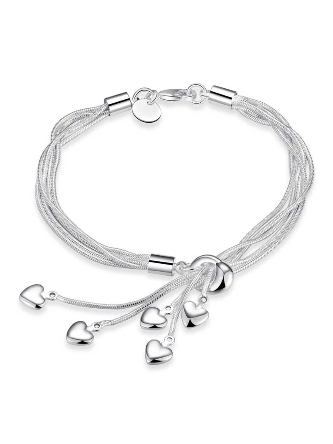 YouBella Jewellery Silver Plated  Bracelet Combo for Girls and Women