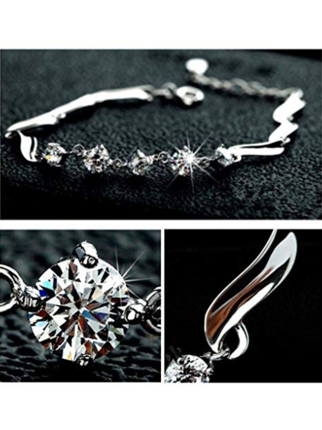YouBella Jewellery Silver Plated  Bracelet Combo for Girls and Women