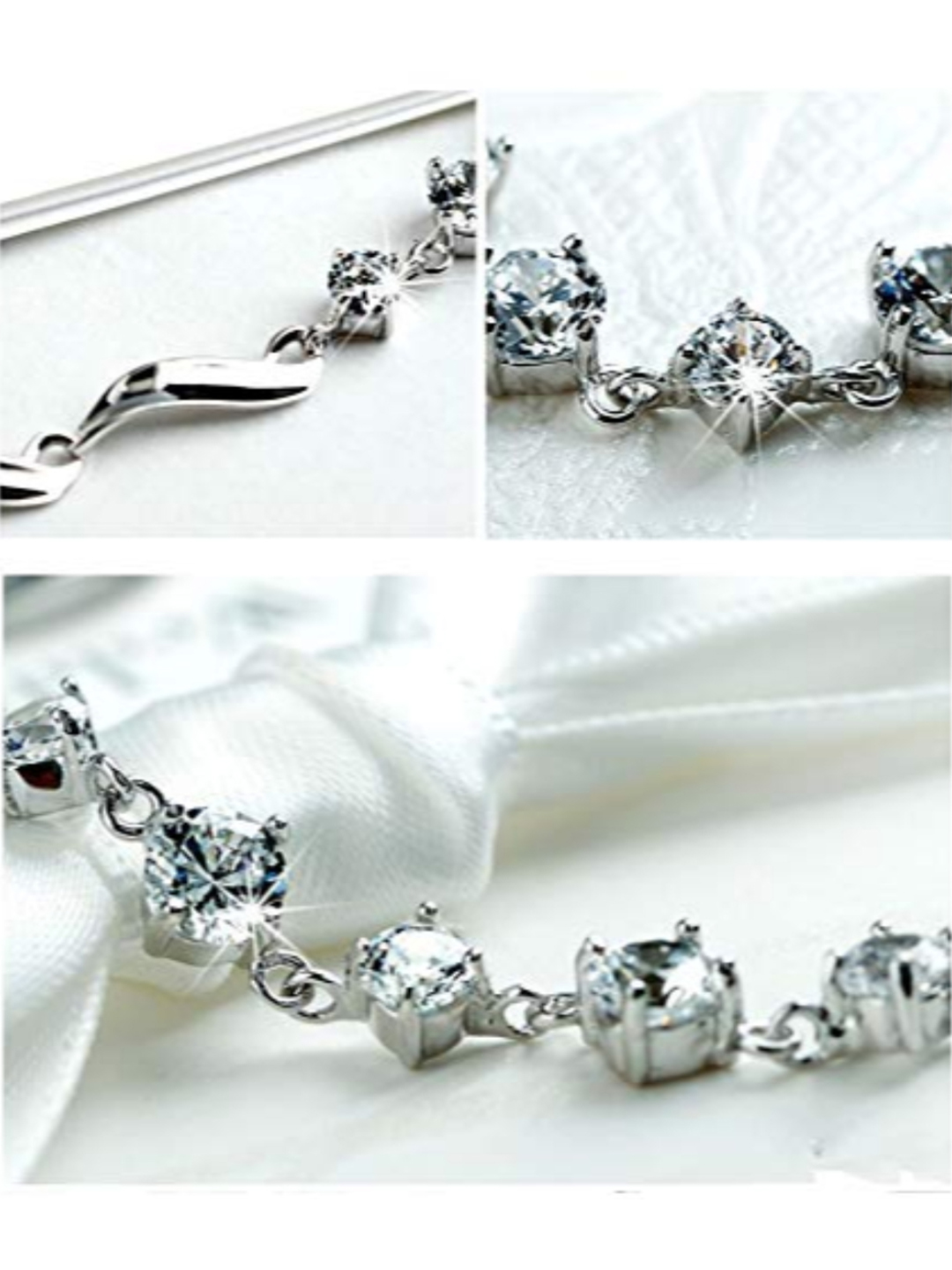 YouBella Jewellery Silver Plated  Bracelet Combo for Girls and Women