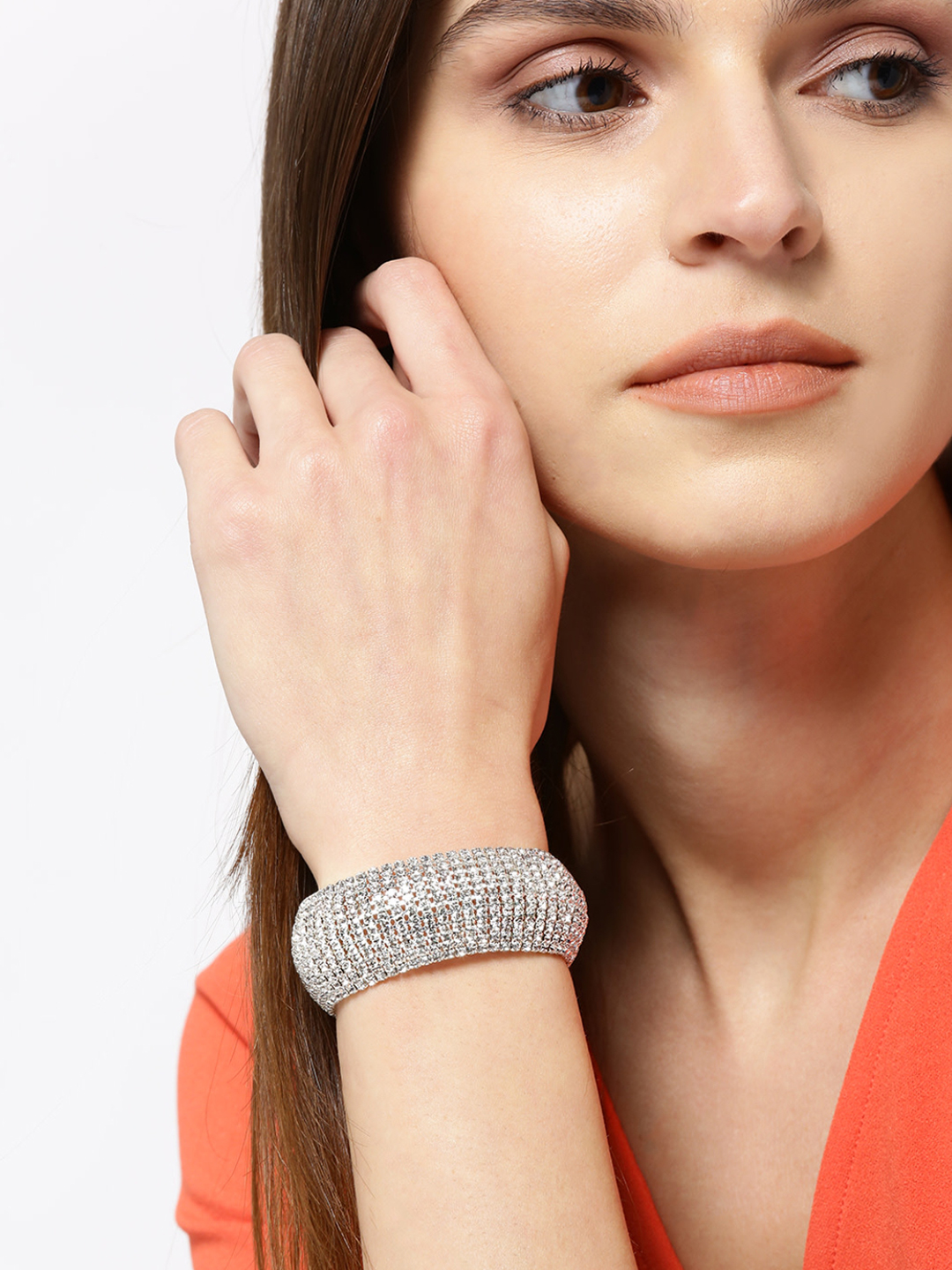 YouBella Jewellery Gold & Silver Plated Bracelet Combo for Girls and Women