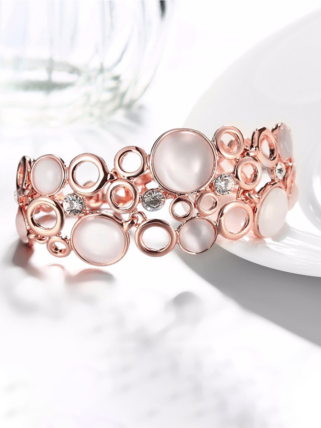 YouBella Jewellery Gold Plated combo Bracelets for Girls and Women