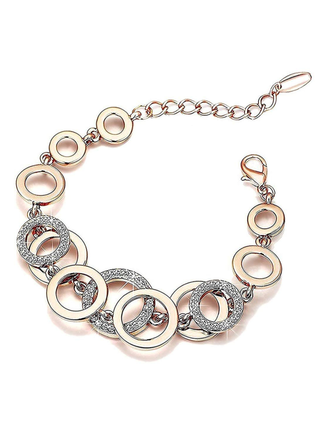 YouBella Jewellery Gold & Silver Plated Bracelet Combo for Girls and Women