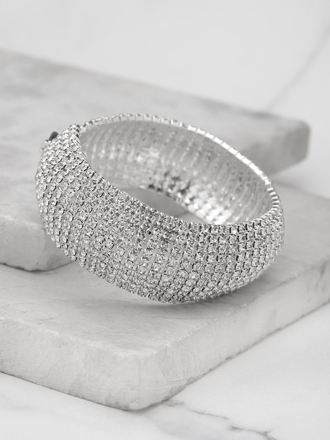 YouBella Jewellery Gold & Silver Plated Bracelet Combo for Girls and Women