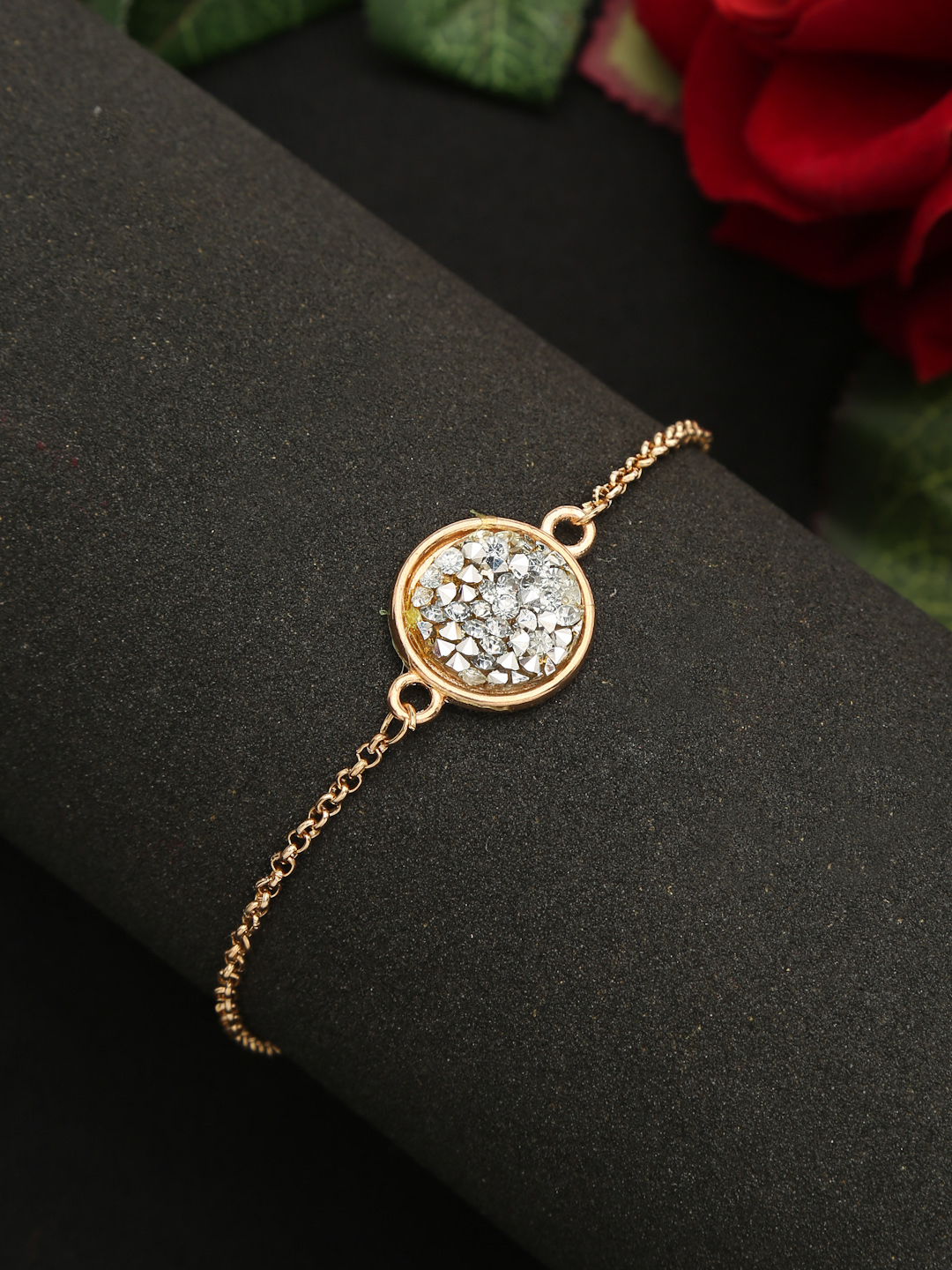 YouBella Jewellery Stylish Gold Plated Bracelet for Girls and Women