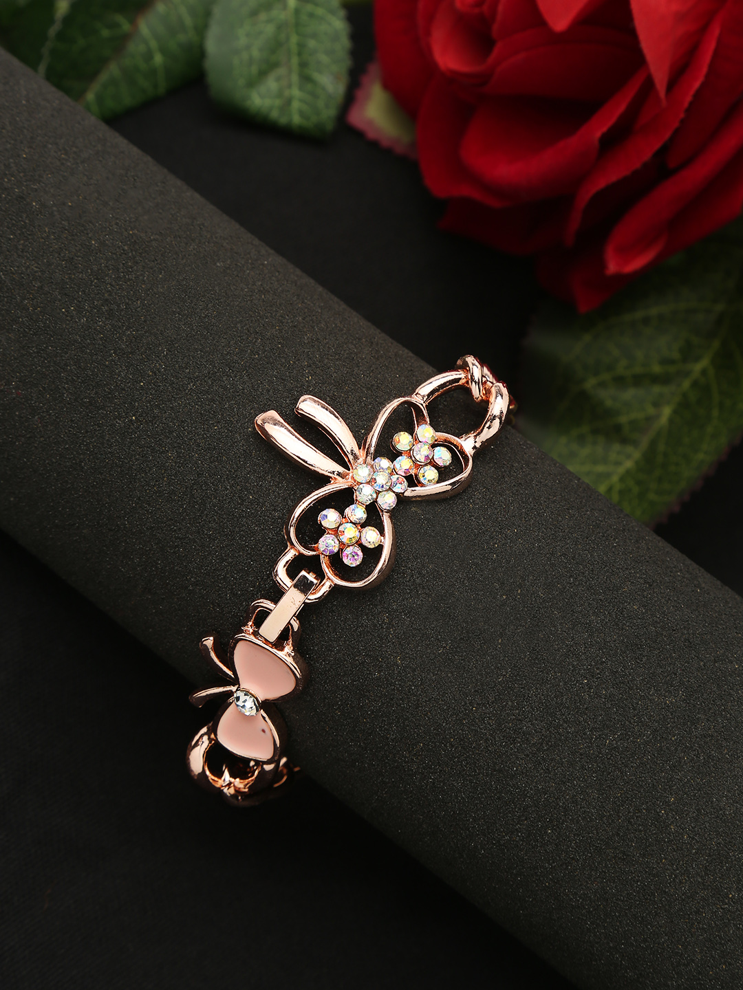 YouBella Jewellery Stylish Gold Plated Bracelet for Girls and Women