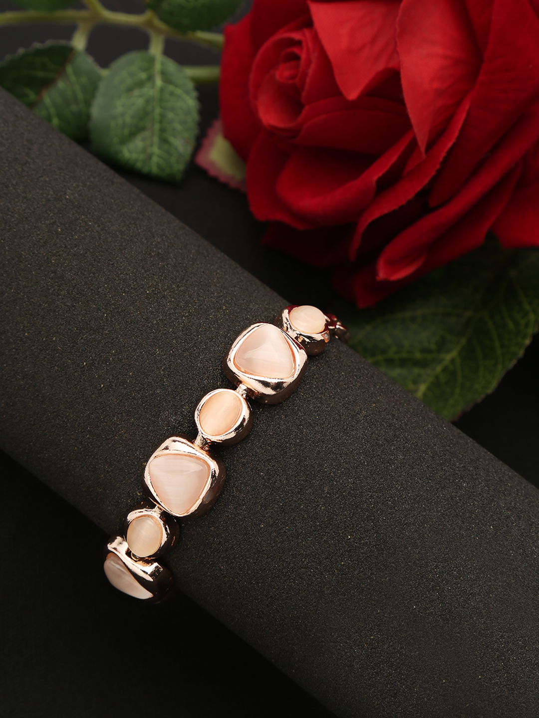 YouBella Jewellery Stylish Gold Plated Bracelet for Girls and Women
