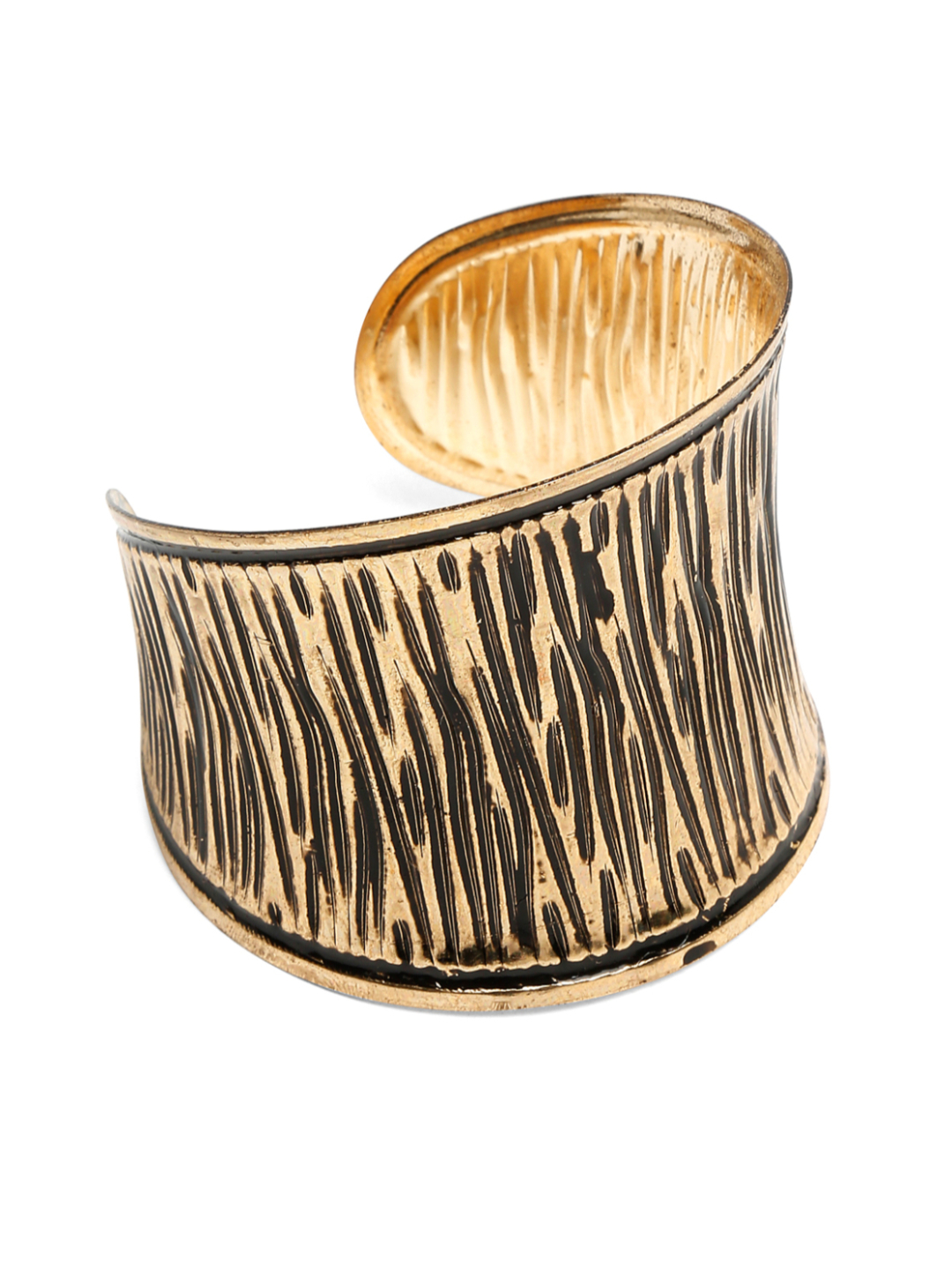YouBella Jewellery Gold Plated Cuff Bracelet Bangle for Girls and Women (Style 1)