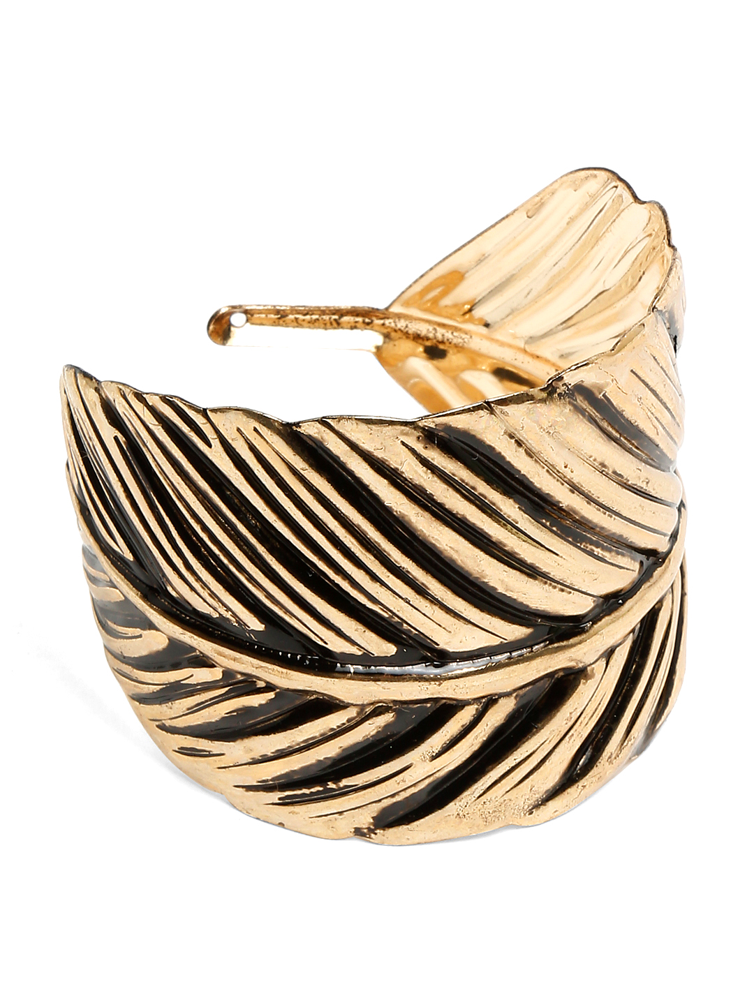 YouBella Jewellery Gold Plated Cuff Bracelet Bangle for Girls and Women (Style 4)
