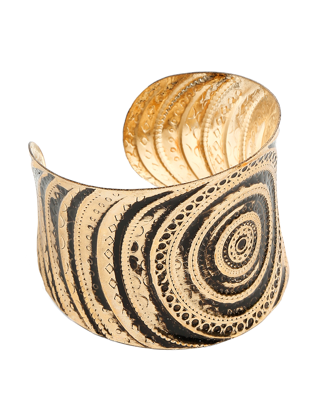 YouBella Jewellery Gold Plated Cuff Bracelet Bangle for Girls and Women (Style 5)