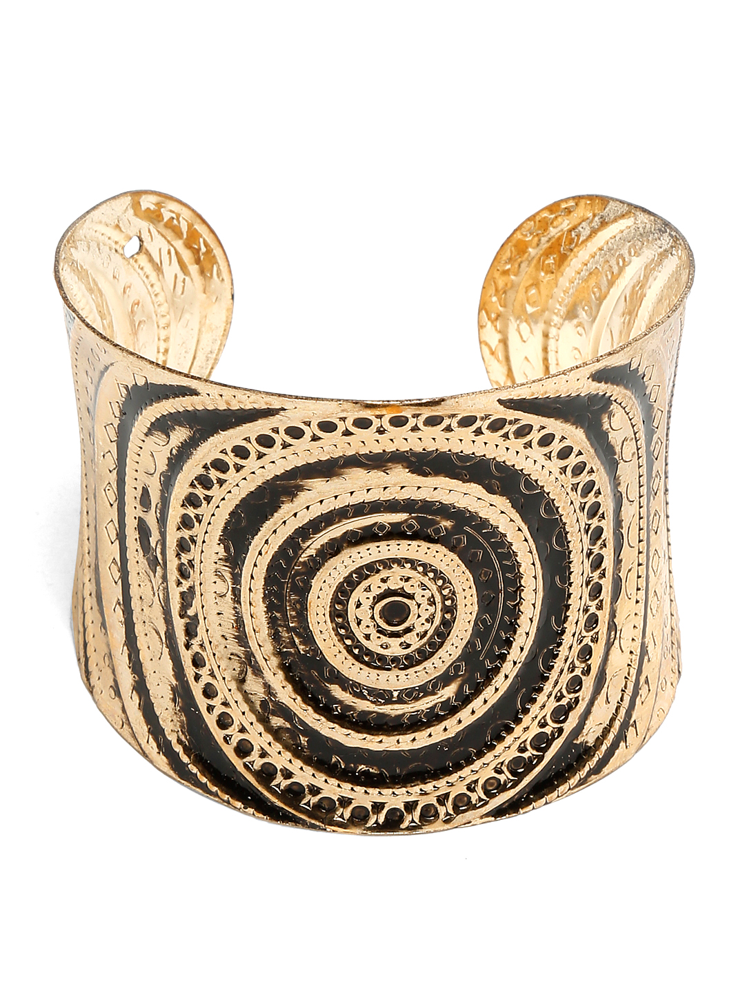 YouBella Jewellery Gold Plated Cuff Bracelet Bangle for Girls and Women (Style 5)