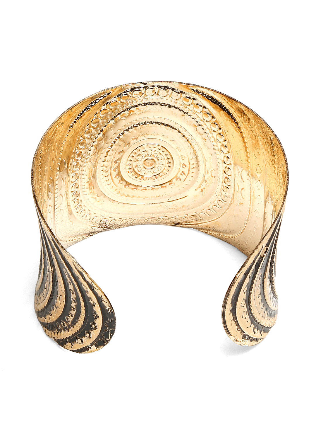 YouBella Jewellery Gold Plated Cuff Bracelet Bangle for Girls and Women (Style 5)