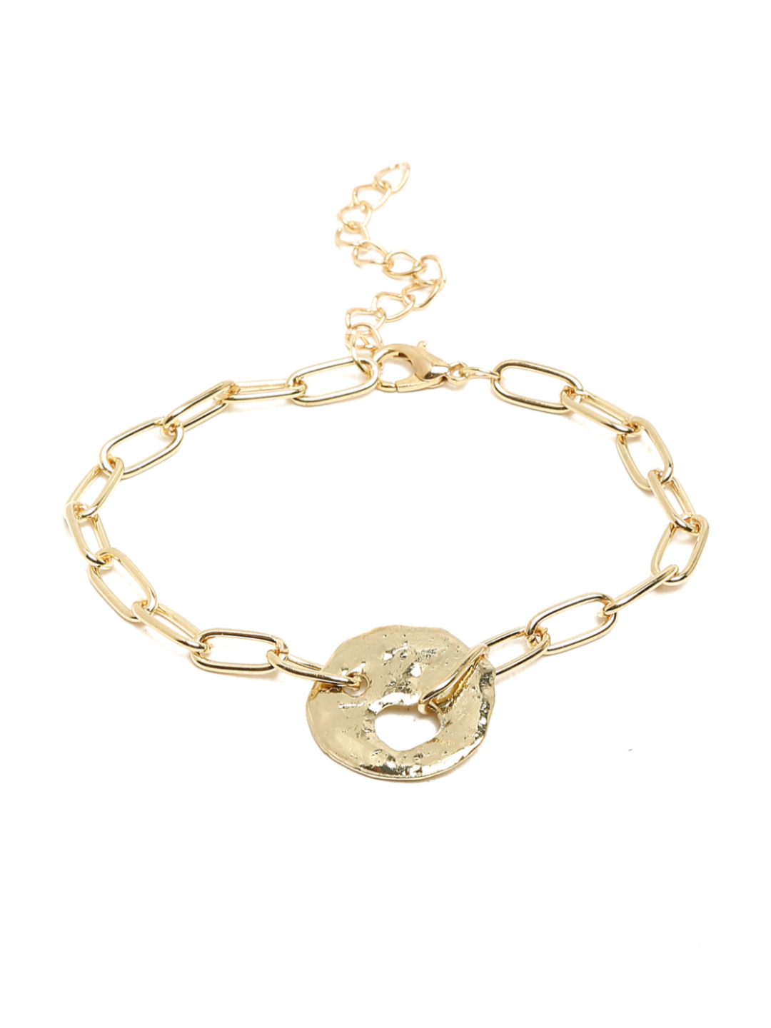 YouBella Jewellery Silver Plated Charm Bracelet Bangle for Girls and Women (Style 3)