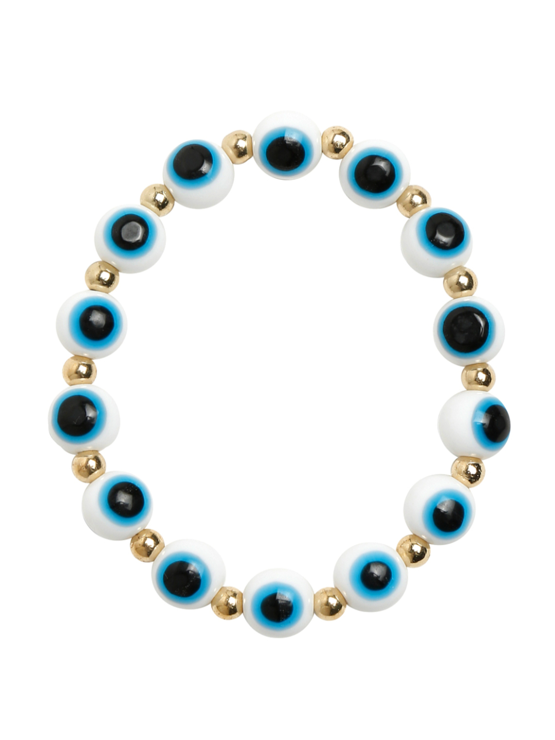 YouBella Jewellery Evil Eye unisex Bracelet Bangle for Girls/Boys and Women/Men (YBBN_91930) (White)