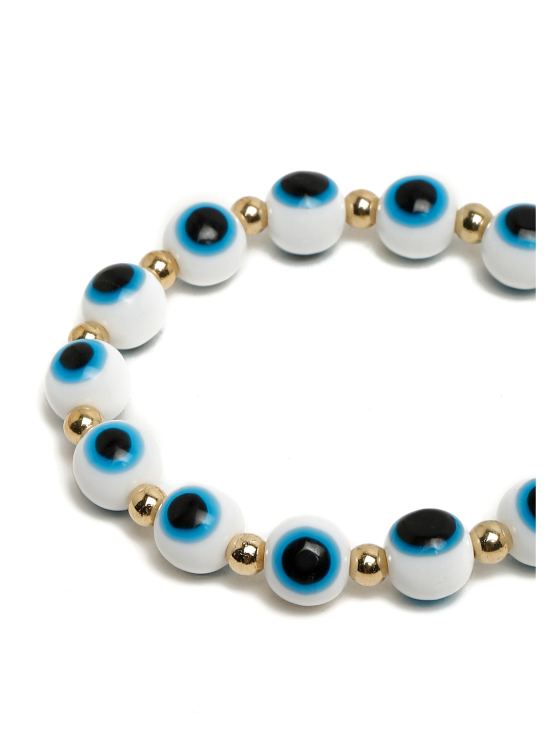 YouBella Jewellery Evil Eye unisex Bracelet Bangle for Girls/Boys and Women/Men (YBBN_91930) (White)