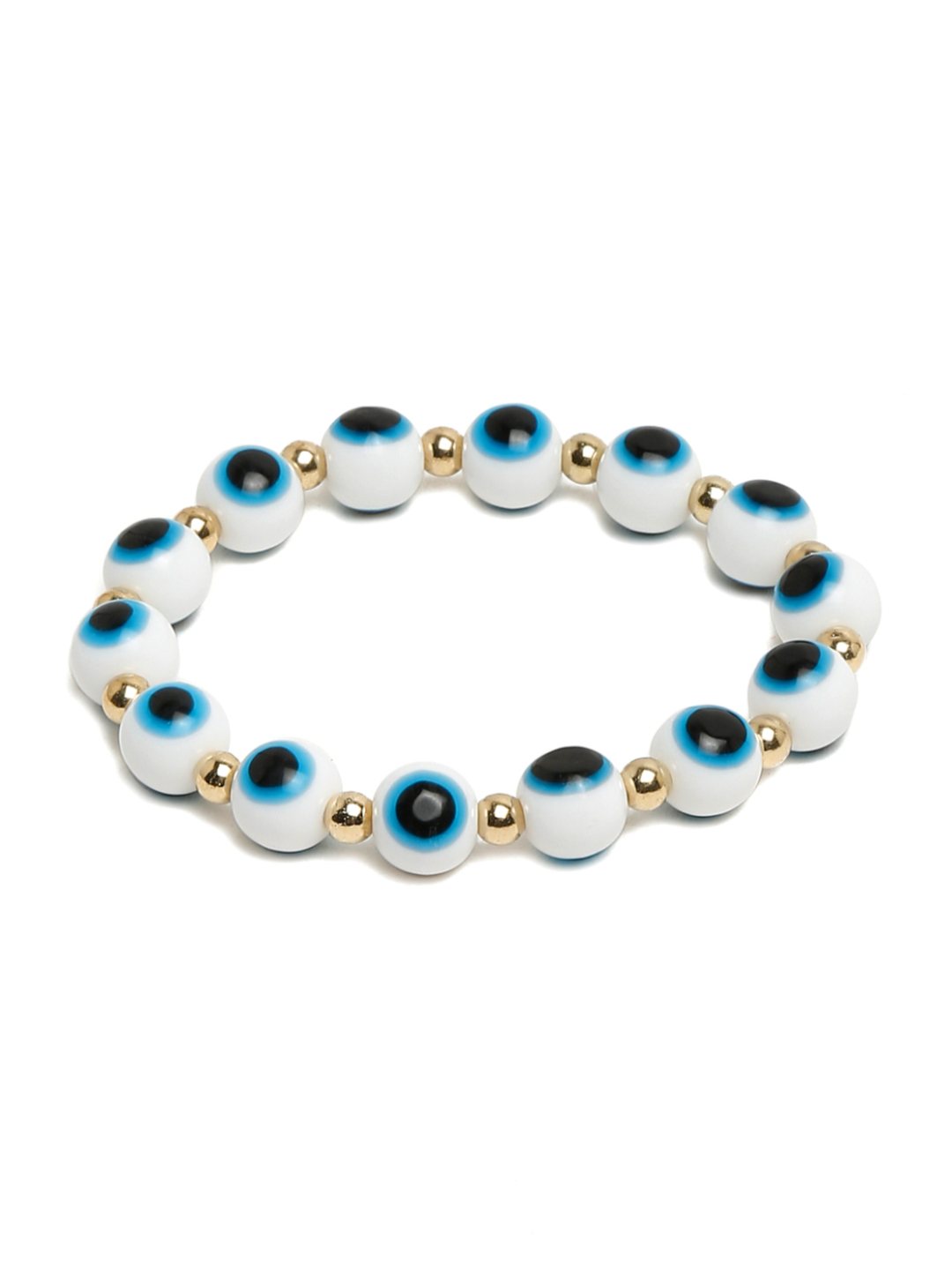YouBella Jewellery Evil Eye unisex Bracelet Bangle for Girls/Boys and Women/Men (YBBN_91930) (White)