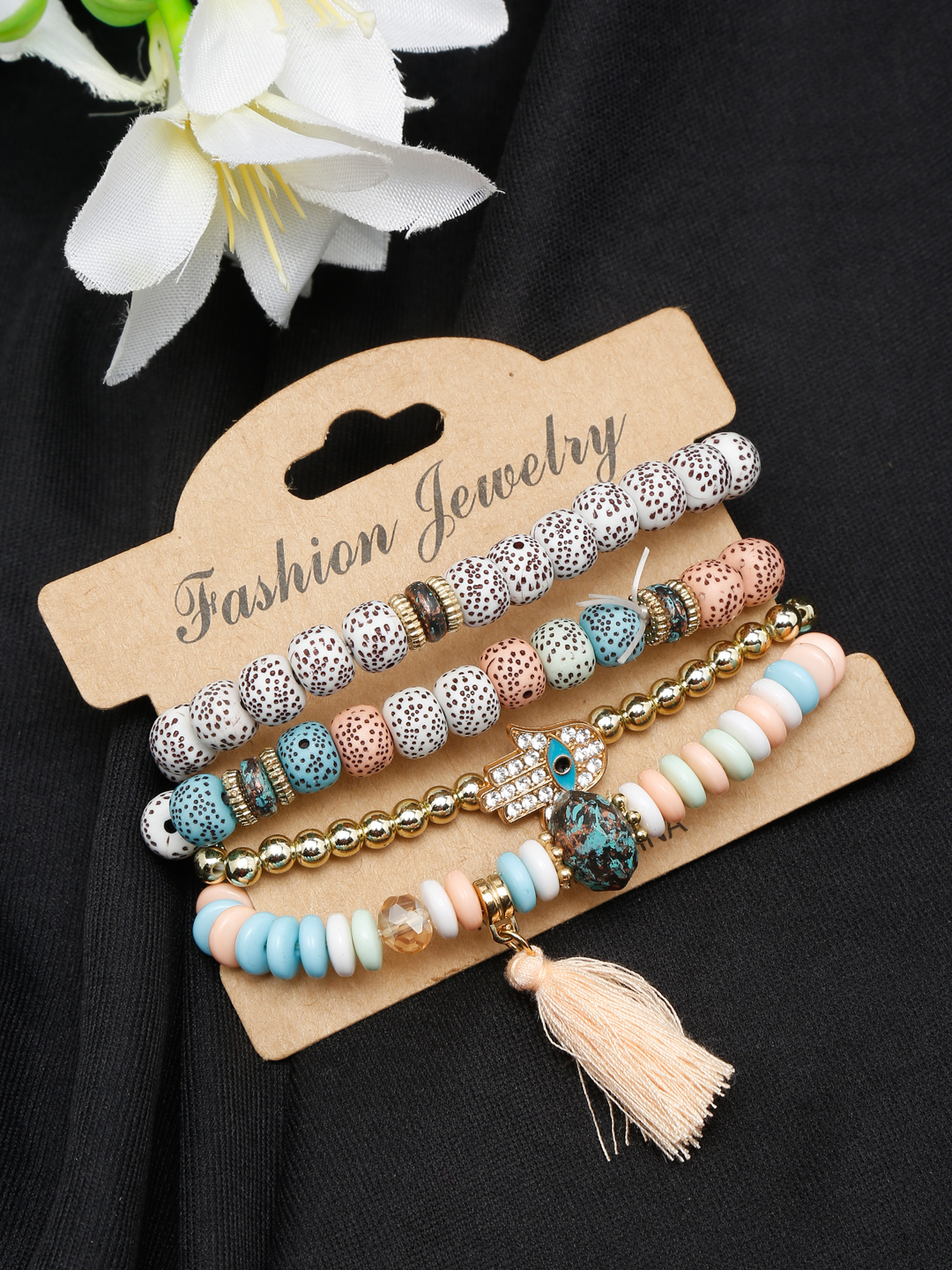 YouBella Jewellery Stylish Multicolor Bracelets for Girls and Women