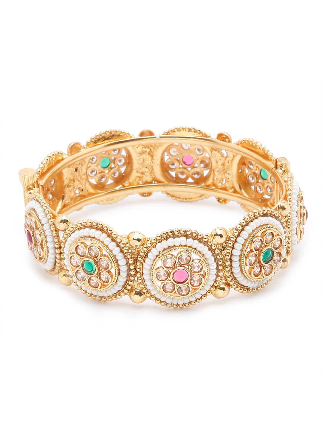YouBella Jewellery Celebrity Inspired Gold Plated Bangles for Girls and Women