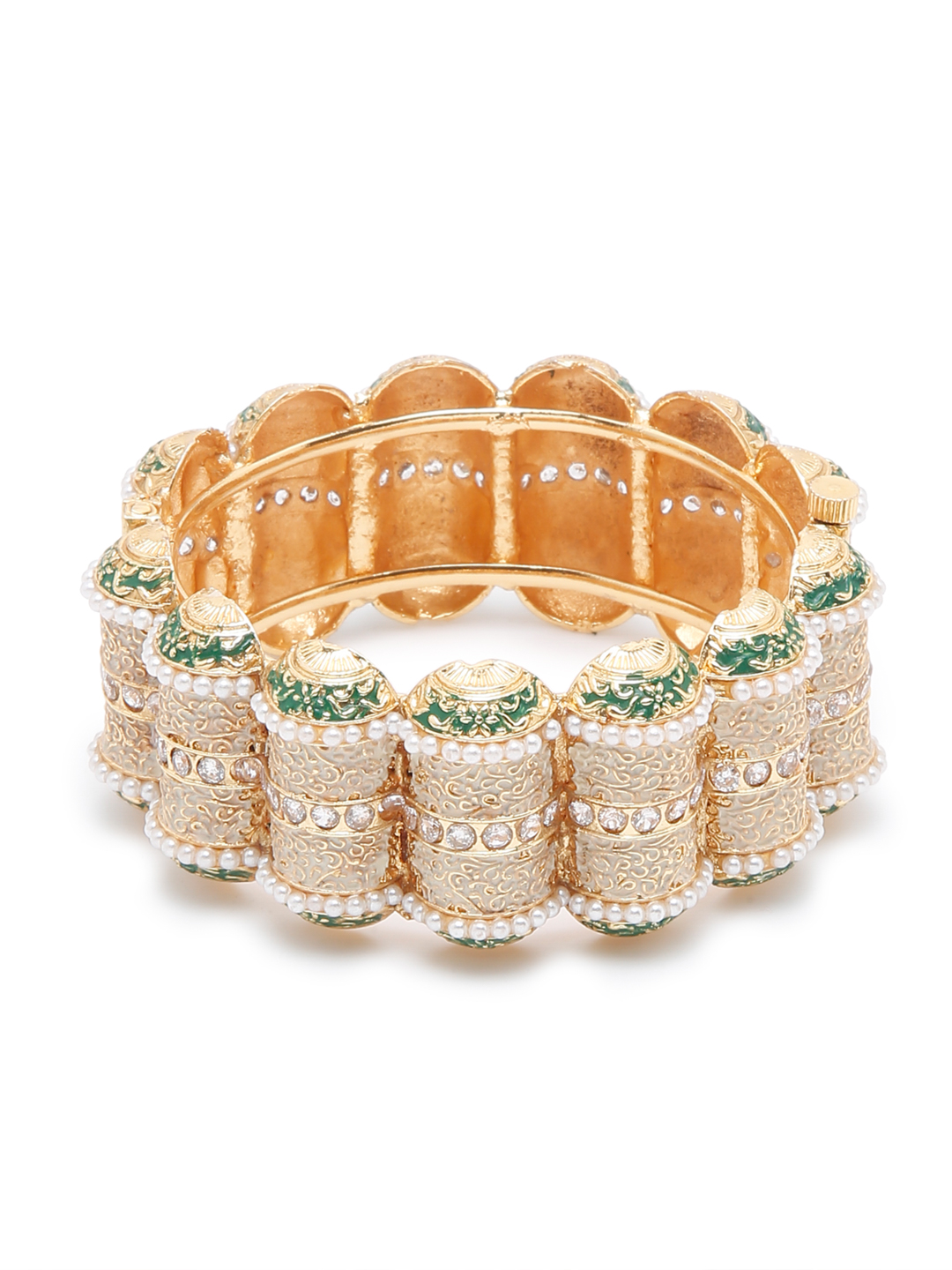 YouBella Jewellery Celebrity Inspired Gold Plated Bangles for Girls and Women