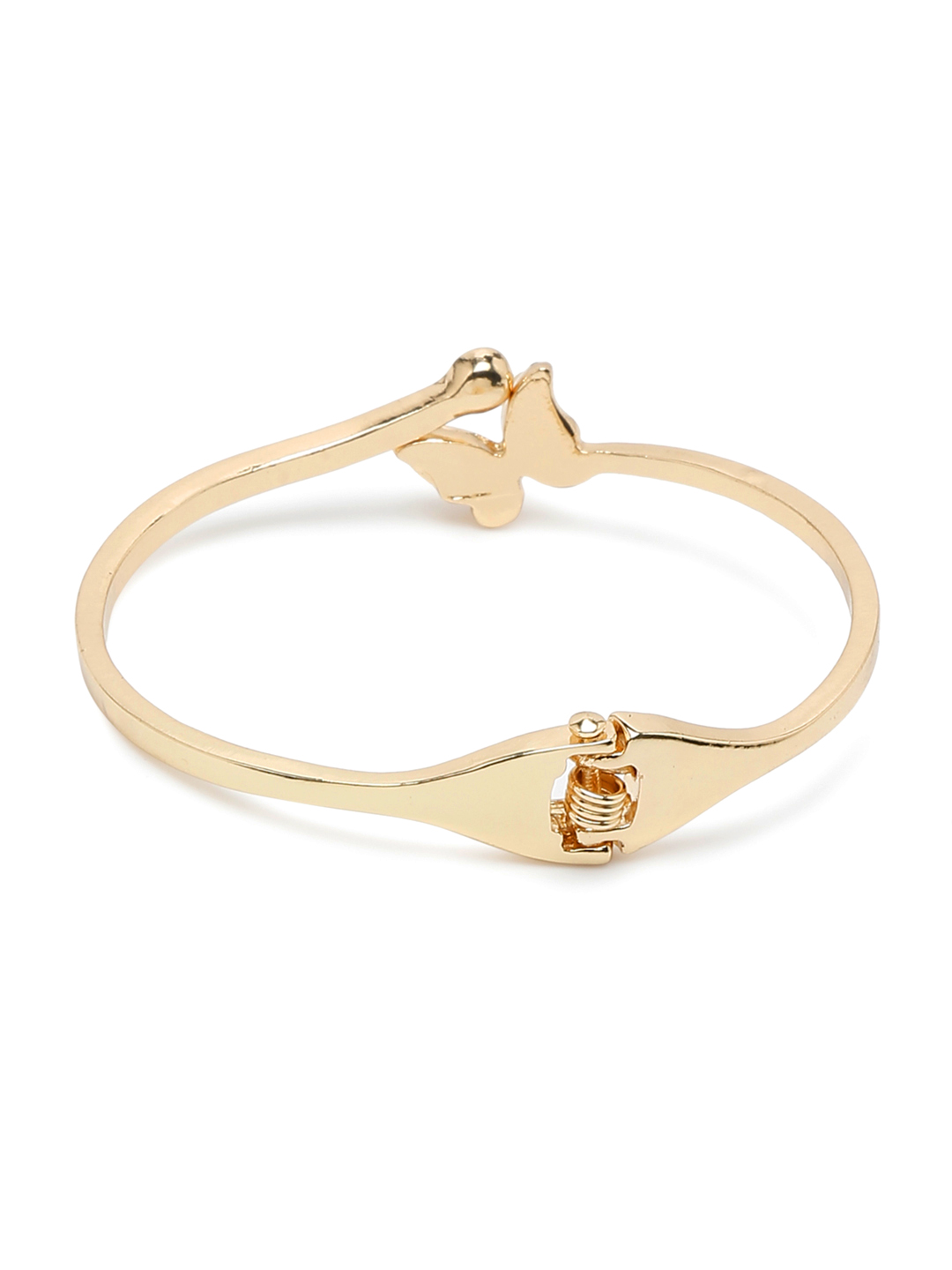 YouBella Jewellery Gold Plated Charm Bracelet Bangle for Girls and Women (Gold) (YBBN_91967)